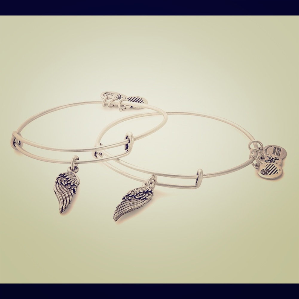 ONE Alex & ani angel wing bracelet
